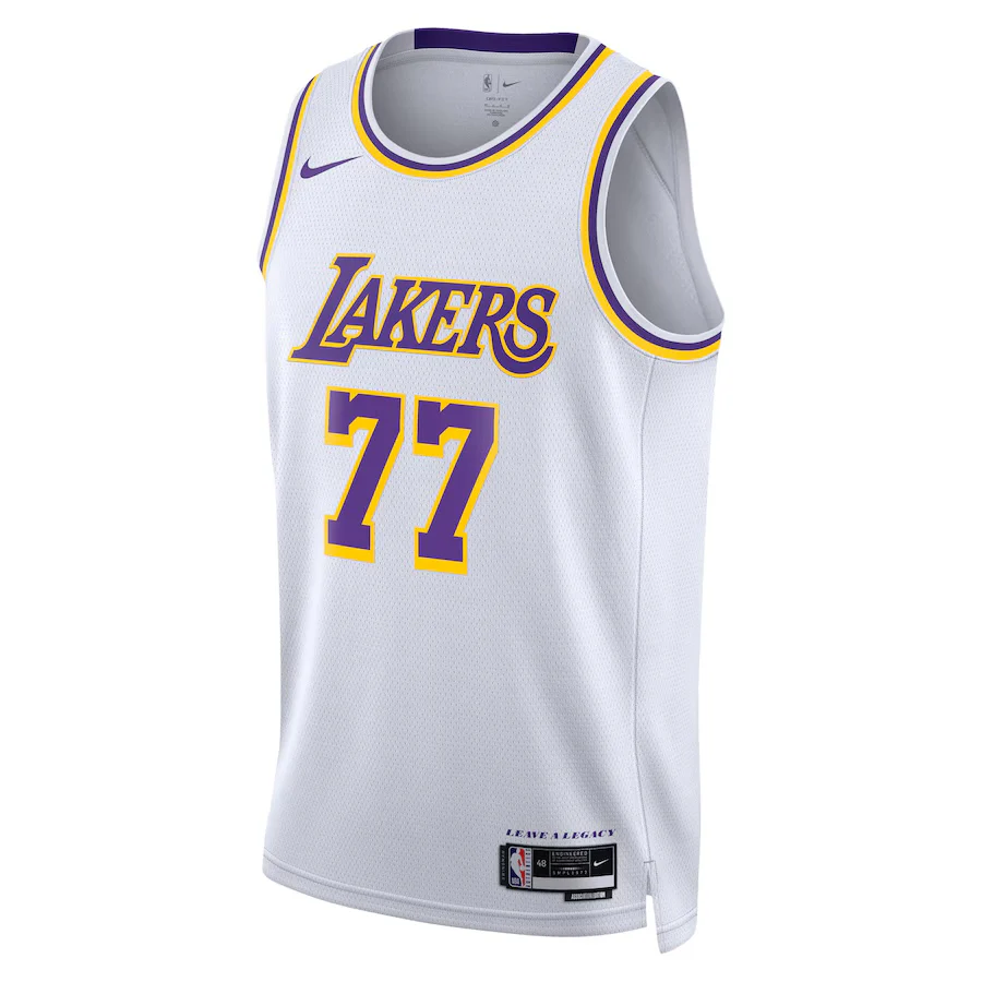 Luka Dončić - Los Angeles Lakers Nike Association Edition Swingman Jersey Adults – Image 2
